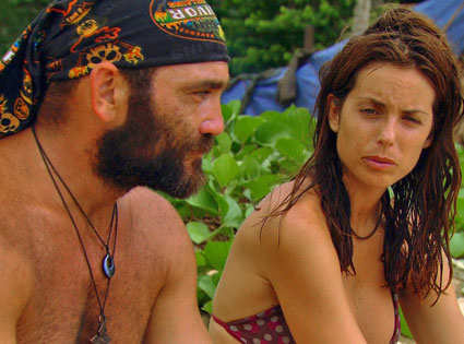 Survivor: Heroes vs. Villains, Russell Hantz, Danielle DiLorenzo Survivor: Heroes vs. Villains, Russell Hantz, Danielle DiLorenzo